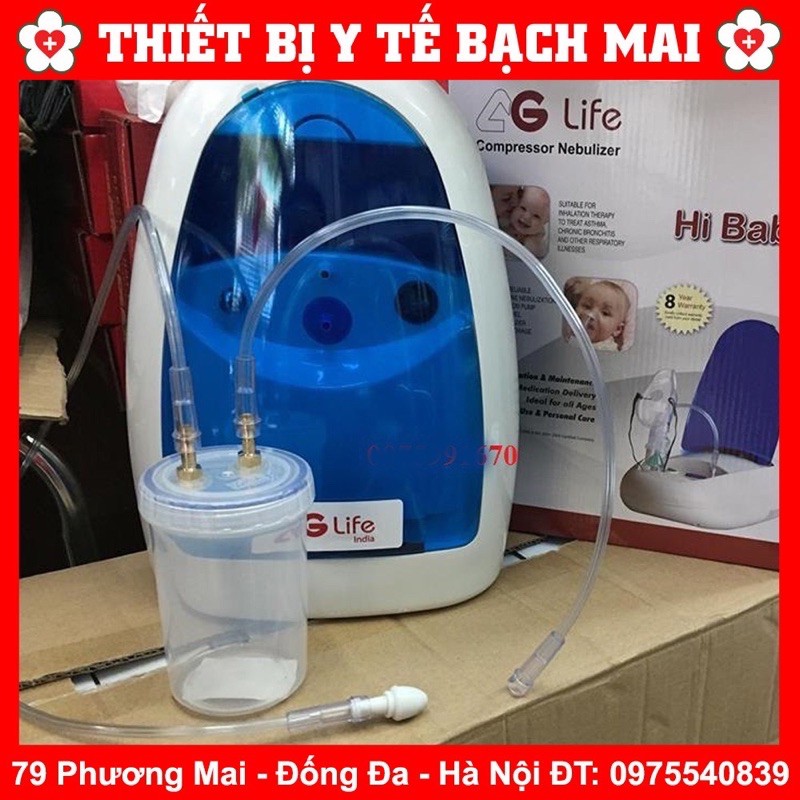 ⚡️CHÍNH HÃNG⚡️ Máy hút mũi, chạy khí dung 2 trong 1 HiBaby chất lượng cao