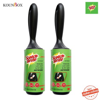 Cây Lăn Bụi Lớn Scotch Brite 3M XA010909407 (Bộ 2 Cây) - 30 Lớp Keo