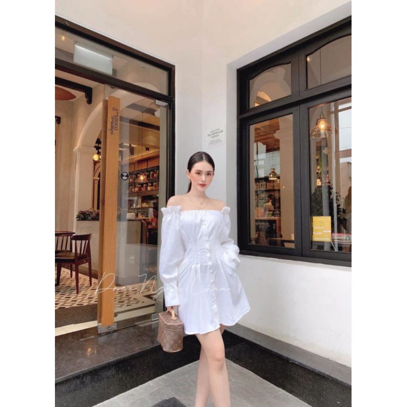 váy tiểu thư rớt tay siêu xinh | BigBuy360 - bigbuy360.vn