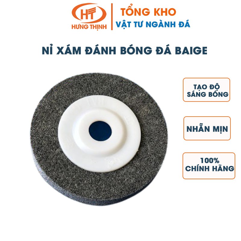 Nỉ xám đánh bóng đá Baige 💥 FREESHIP💥Đánh bóng các bề mặt đá, gỗ, inox, dụng cụ y tế hiệu quả | Hiệu quả, an toàn