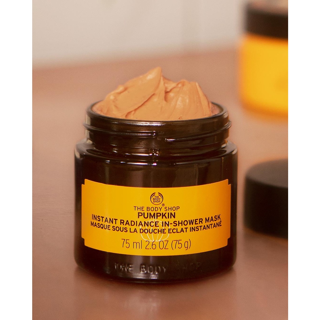 Mặt Nạ Bí Ngô The Body Shop Pumpkin Instant Radiance In-Shower Mask 75ML