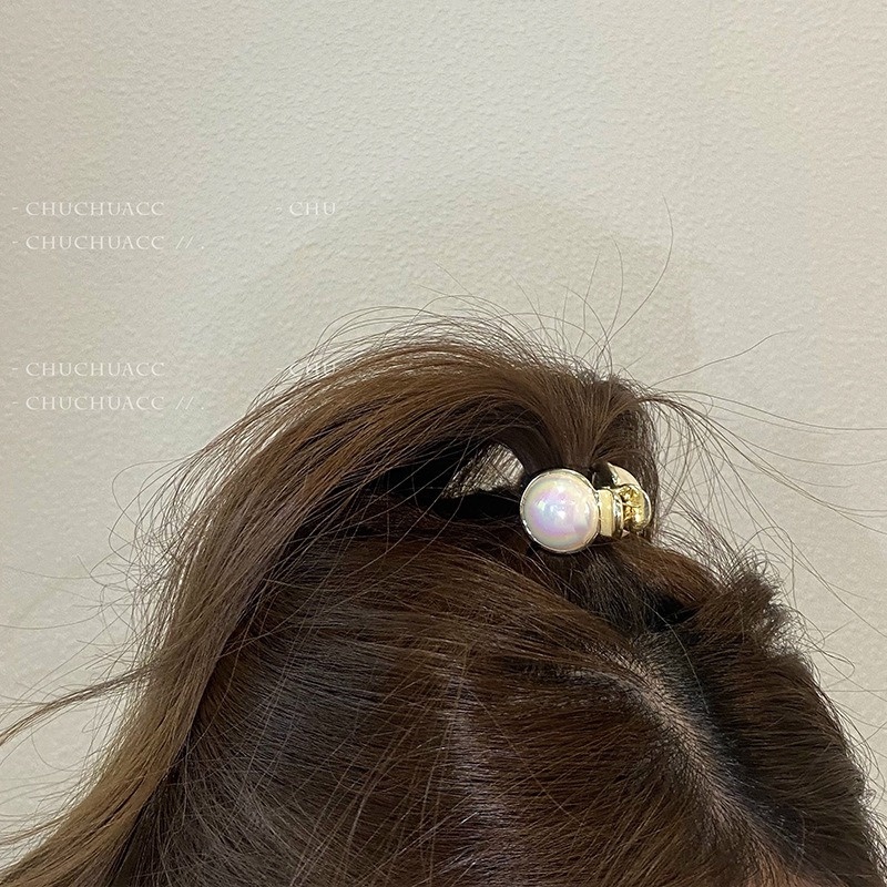 Kẹp Tóc Hình Trái Tim Đính Ngọc Trai Dễ Thương Phong Cách Hàn Quốc Cho Nữ