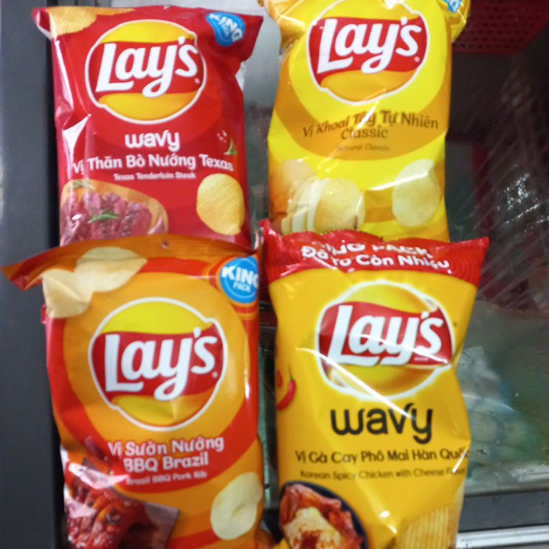 Bim bim Lay's 58g đủ vị