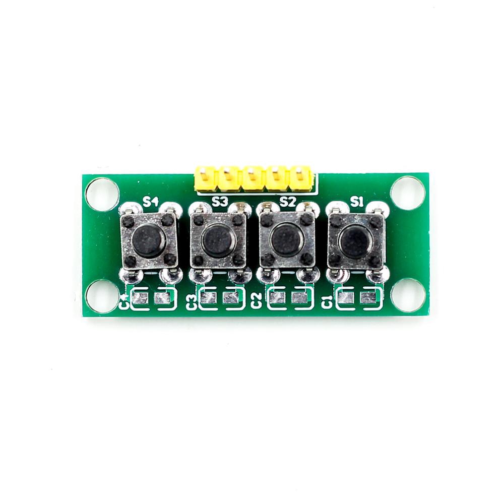 Bộ mô-đun bàn phím MCU 4 nút độc lập cho Arduino dùng cho sinh viên thực hành