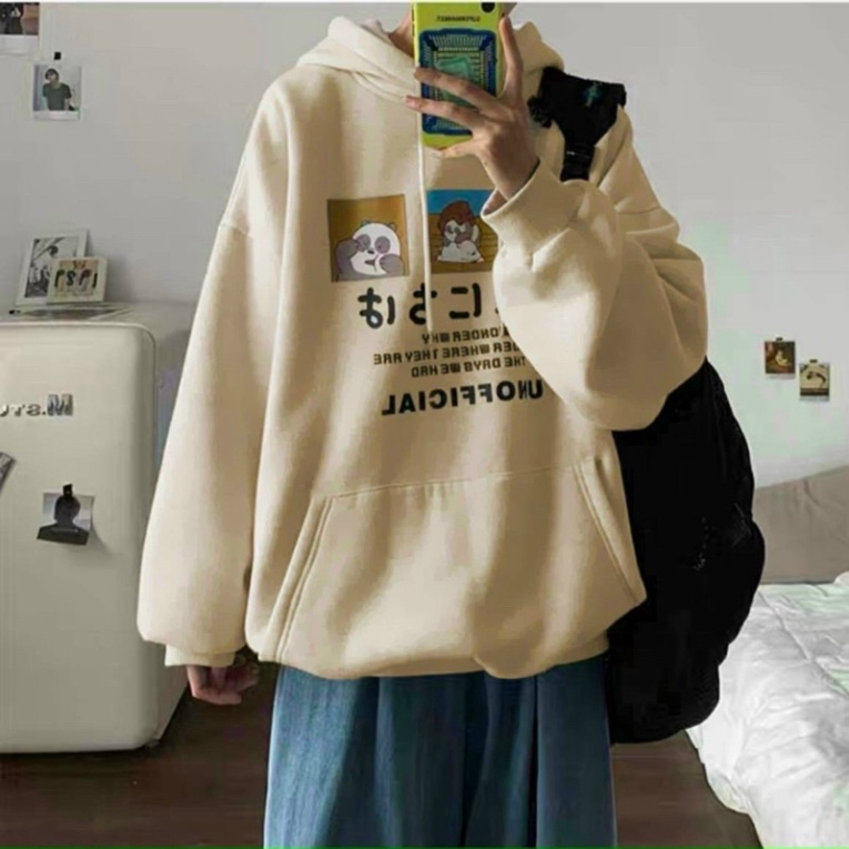 Áo Hoodie UNO Nam Nữ Unisex Chất Nỉ Ngoại PE Form Basic Phong Cách Hàn Quốc Nón 2 Lớp THE POSE | BigBuy360 - bigbuy360.vn