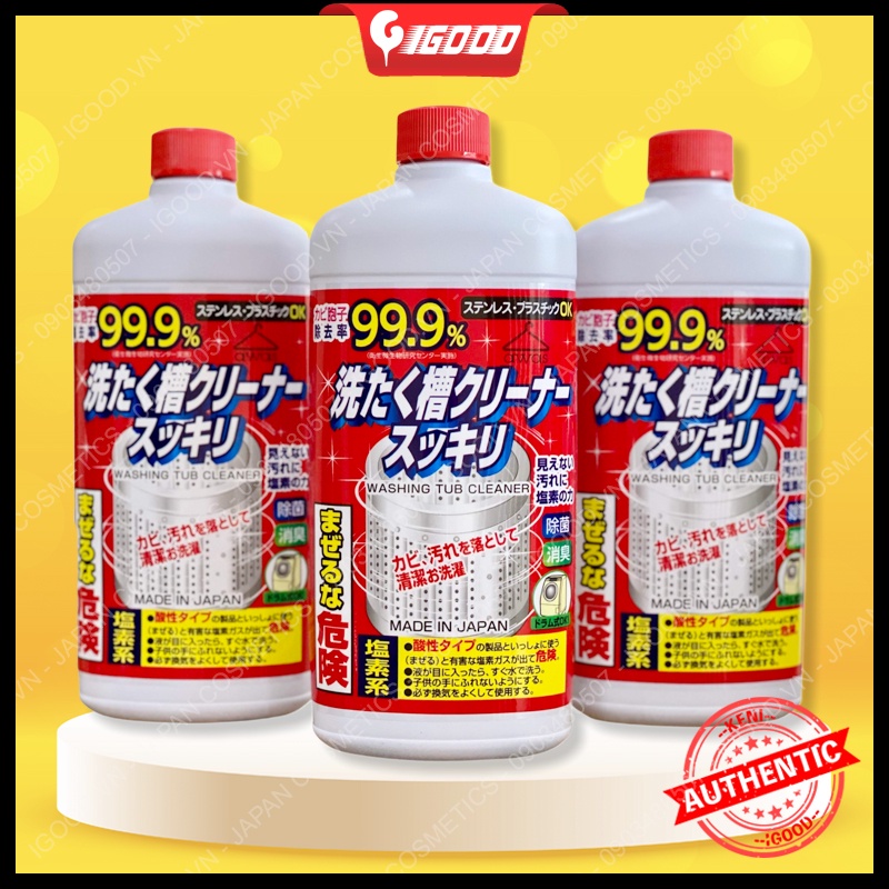 IGOOD - Nước tẩy lồng máy giặt Nhật Rocket 99.9%