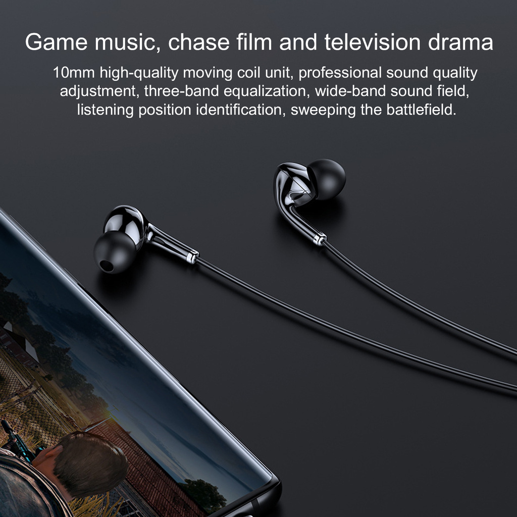 Tai Nghe Nhét Tai Ms Pc-6 Jack 3.5mm Màu Đen | BigBuy360 - bigbuy360.vn
