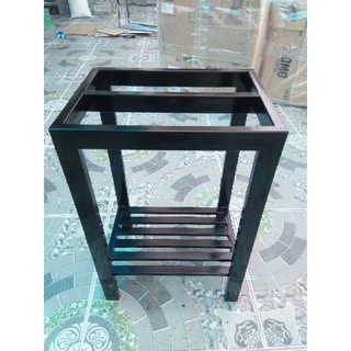 Chân bể cá chịu tải >500kg dài 40cm rộng 30cm, cao 50cm; 60cm&70cm hộp thép 2x4cm. sàn 1 để đồ