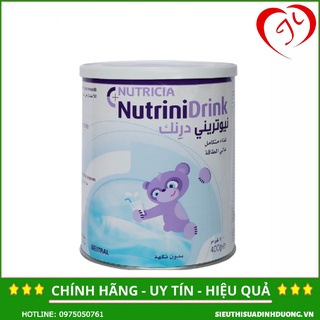 [CHÍNH HÃNG] Sữa NutriniDrink Netral hộp 400g