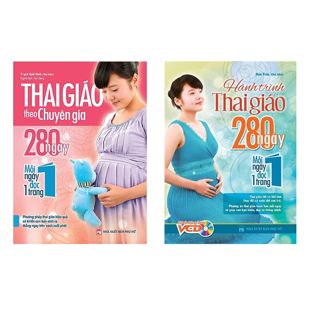 Sách - Combo: Thai giáo theo chuyên gia+Hành trình thai giáo+ Sổ Tay Mẹ Bầu+Chào con ba mẹ đã sẵn sàng( lẻ,tùy chọn,bộ)