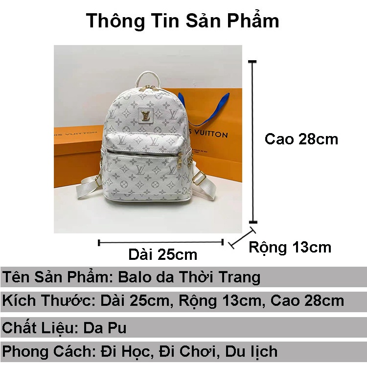 Balo nữ thời trang mini RIKY cặp đi học nữ mini đẹp dễ thương phong cách đi chơi hàn quốc