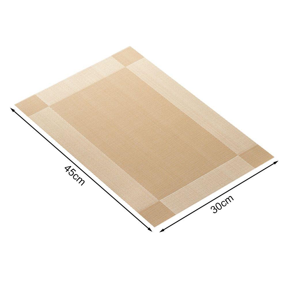 DORAW Western Food Mat PVC Heat Insulation Table Decoration Table Cloth Pad