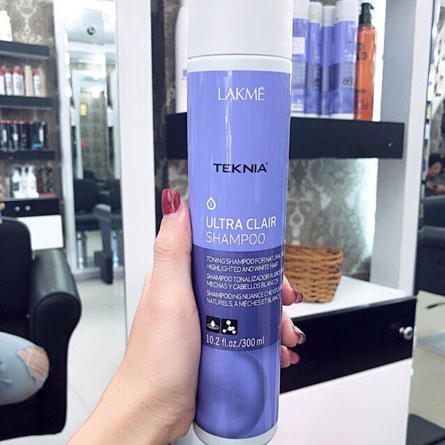 🇪🇸DẦU GỘI DÀNH CHO TÓC TẨY VÀ NHUỘM SÁNG MÀU LAKME ULTRA CLAIR SHAMPOO 300ml