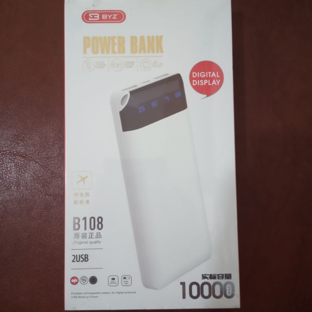 Pin dự phòng BYZ_B108 dung lượng 10.000mAh