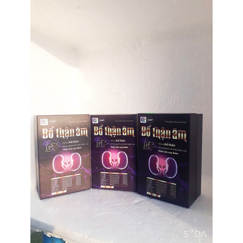 Viên uống BỔ THẬN ÂM GT, dùng cho phụ nữ khả năng sinh lý yếu, đổ mồ hôi trộm, gầy yếu, mệt mỏi, nóng trong