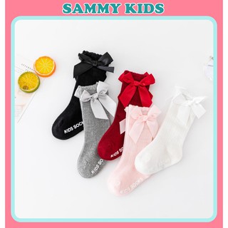 Tất bắp chân cho bé gái tất dài cho trẻ em từ sơ sinh đến 3 tuổi Sammy Kids P54
