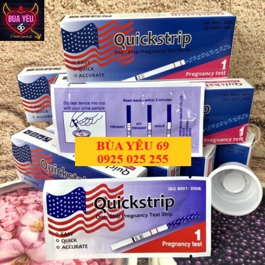 Que Thử Thai Quickstrip Phát Hiện Thai Sớm - &quot; NHANH CHÓNG - ĐƠN GIẢN - CHÍNH XÁC - GIÁ RẺ &quot;