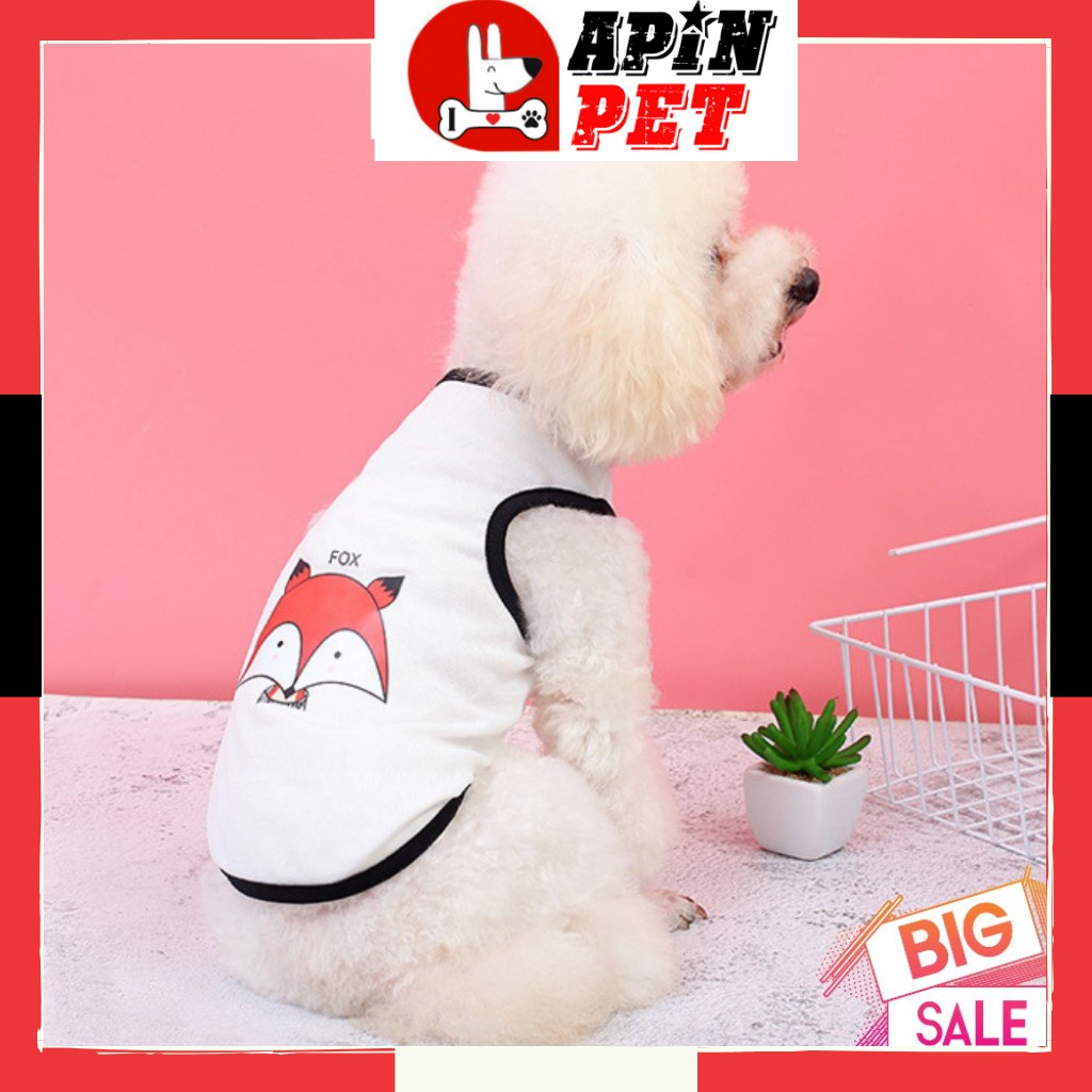 Áo Cho Chó Phốc Sóc Poodle Pug Chihuahua Mùa Hè Co Giãn Tốt Size XS-XL Shop ApinPet