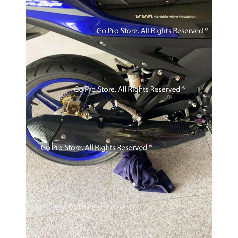 Bộ Che Pô &amp; Chụp Đích Pô EXCITER 155cc VVA Mẫu M90