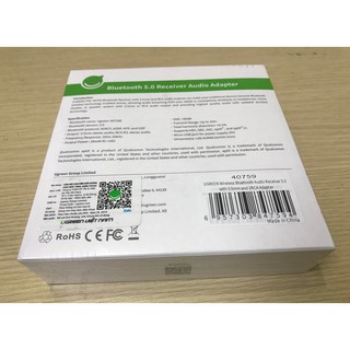 Bộ thu bluetooth 5.0 chính hãng UGREEN 40759