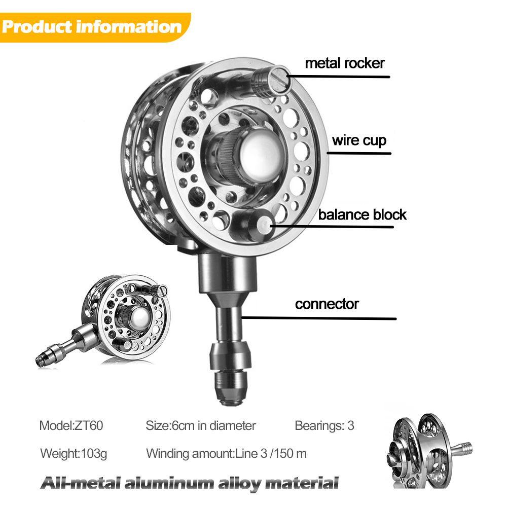 MUVAKO Máy Câu Cá Kim Loại  Zhongttong