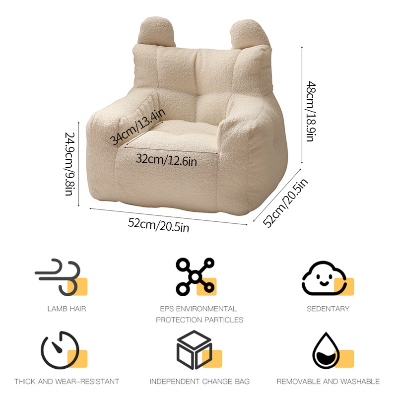 Ghế sofa đơn hình chữ u mềm mại trang trí nhà cửa | BigBuy360 - bigbuy360.vn