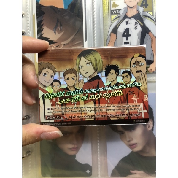 Thẻ nhân phẩm bo góc JJK, Haikyuu, Tokyo Revengers