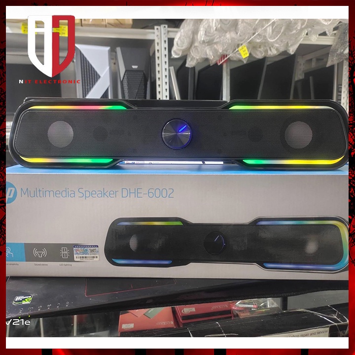 Loa máy tính nghe nhạc hp DHE-6002 led RGB loa vi tính thanh cây chính hãng có dây bass mạnh