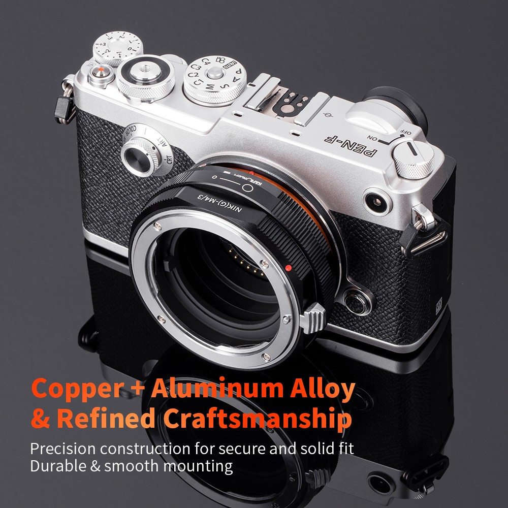 Ngàm Chuyển Đổi Ống Kính Nikon G F AI AIS D Sang Micro M4 / 3