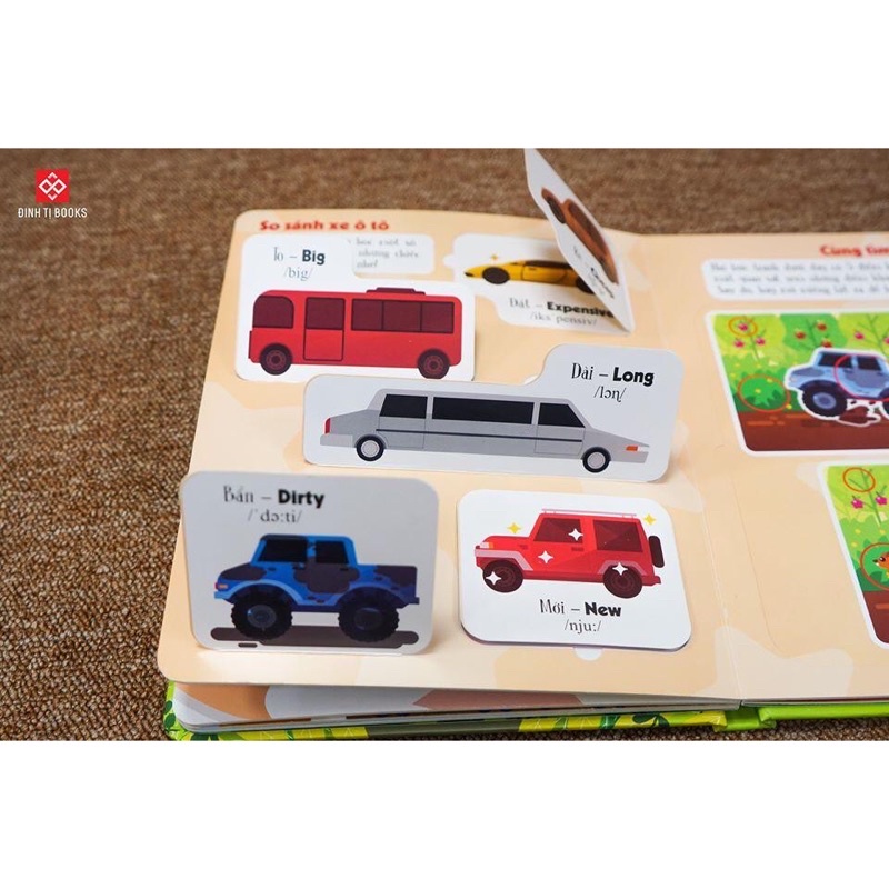 Sách - Lật Mở Khám Phá - Cars - Thế giới ô tô