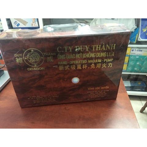 Bộ giác hơi không dùng lửa vali nâu Duy Thành