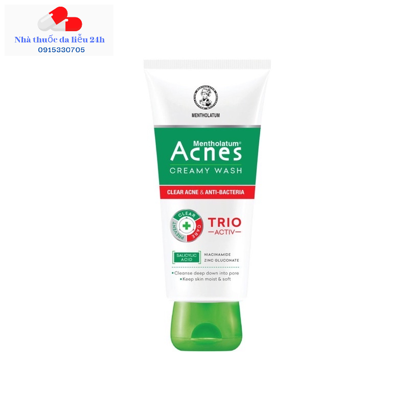 SỮA RỬA MẶT ACNES 100ml - Các Loại - Nhà thuốc da liễu 24h