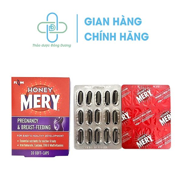 HONEY MERY_ Vitiamin tổng hợp_Viên uống dinh dưỡng dành cho bà bầu