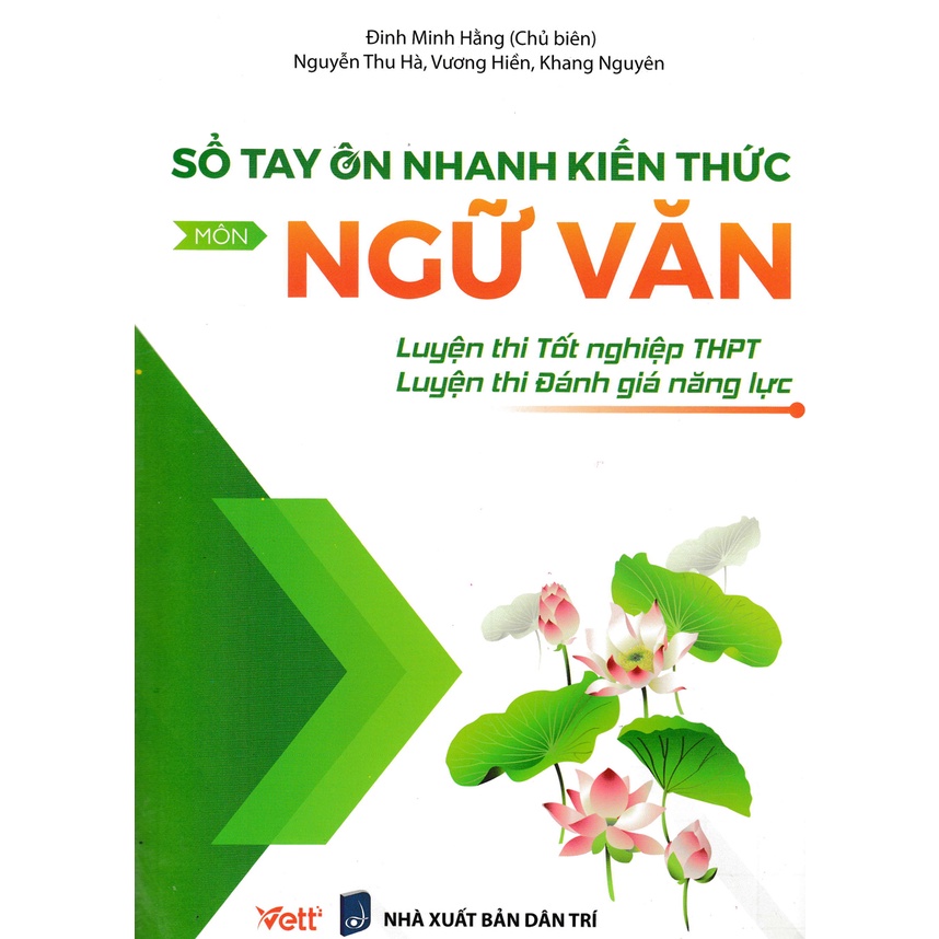 Sách Tham Khảo - Sổ Tay Ôn Nhanh Kiến Thức Môn Ngữ Văn - EDU
