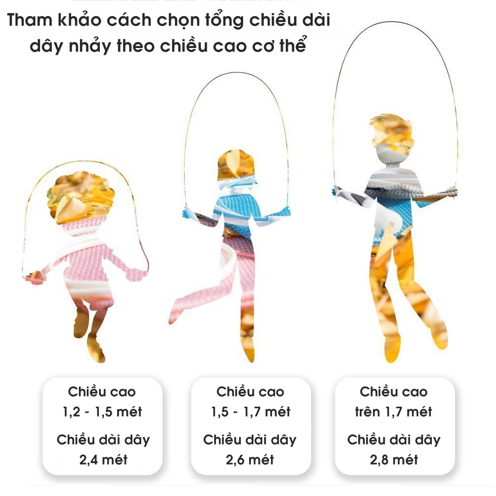 Dây Nhảy Thể Dục Giảm Cân DN/04 Dây Nhẩy Không Dây Nam Nữ Đồng Hồ Đếm Số Điện Tử Tập Gym Trong Nhà Ngoài Trời CROSSWAY