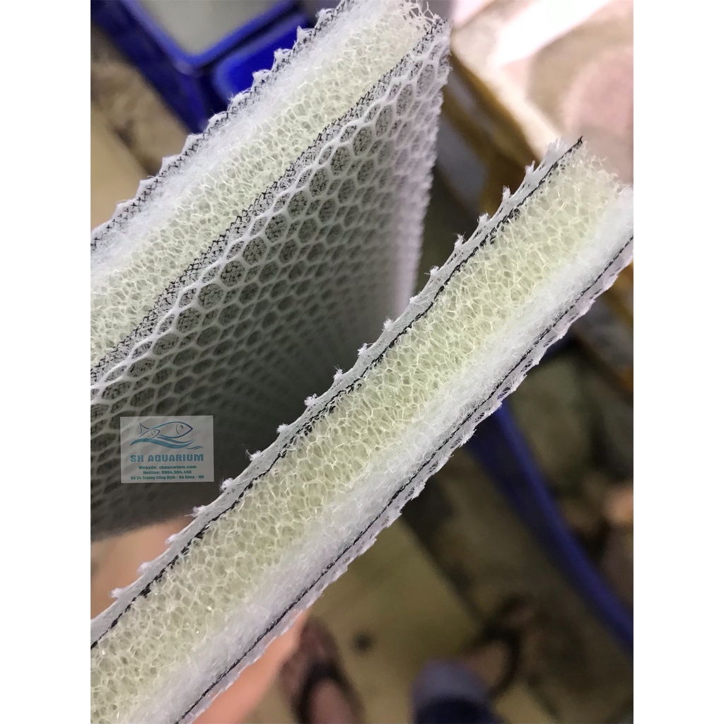 Bông Lọc 6D Khổ 40X30X2Cm Chuyên Dụng Cho Bể Cá Bể Thủy Sinh- Tấm Bông Lọc Tốt Cho Hệ Thông Lọc Nước