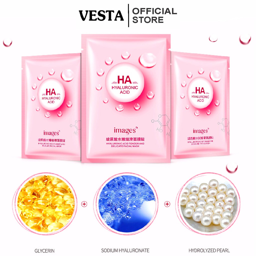 [Mã COS2405 giảm 8% đơn 300K] Mặt Nạ 💖𝑭𝒓𝒆𝒆𝒔𝒉𝒊𝒑💖 Mask HA - Mặt Nạ Giấy Cấp Ẩm Dưỡng Trắng Images