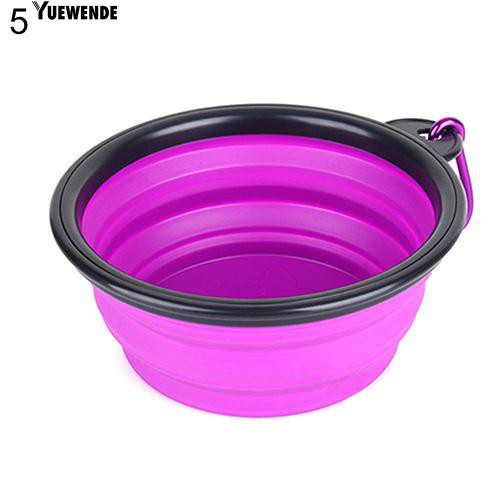 Tô đựng thức ăn bằng silicone có thể thu gọn cho thú cưng