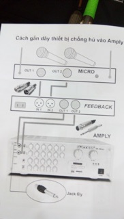 Chống hú micro Feedback xtr2.0 Plus LOẠI 2 MIC