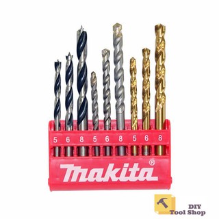 BỘ MŨI KHOAN 9 CHI TIẾT MAKITA D-08660