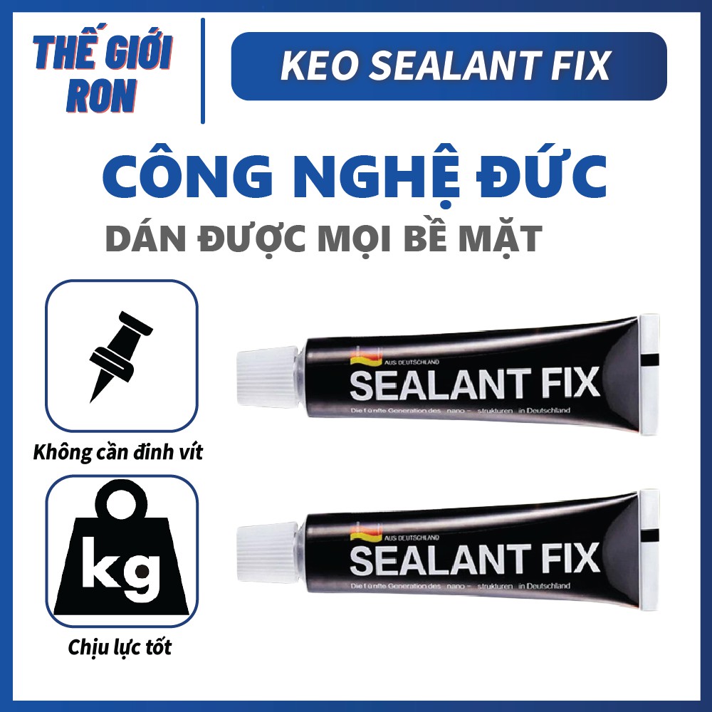 Tuýp Keo Dán SEALANT FIX 40gram Siêu Chắc Chắn , Dán Mọi Bề Mặt Tường - Gạch - Gỗ (HÀNG NHẬP ĐỨC)