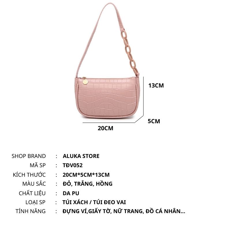 Túi đeo vai đeo chéo nữ da đẹp dáng thuyền cao cấp hothit phong cách Hàn Quốc OLUKA STORE TĐV052