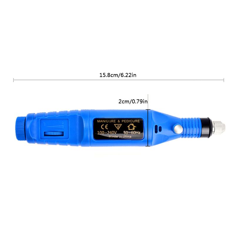 Máy Khoan Móng Tay Chạy Điện Sạc Cổng USB Tiện Dụng Và Bền