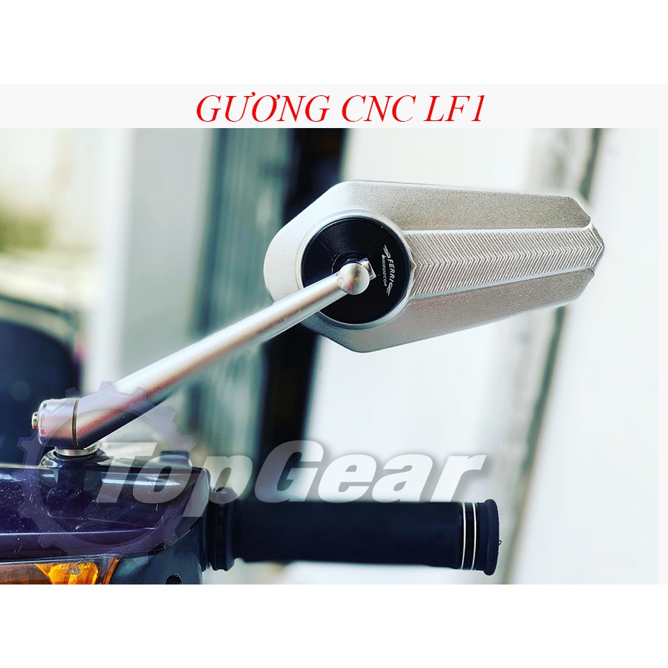 Gương Chiếu Hậu Xe Máy - Gương CNC LF1 &lt;TOPGEAR&gt;