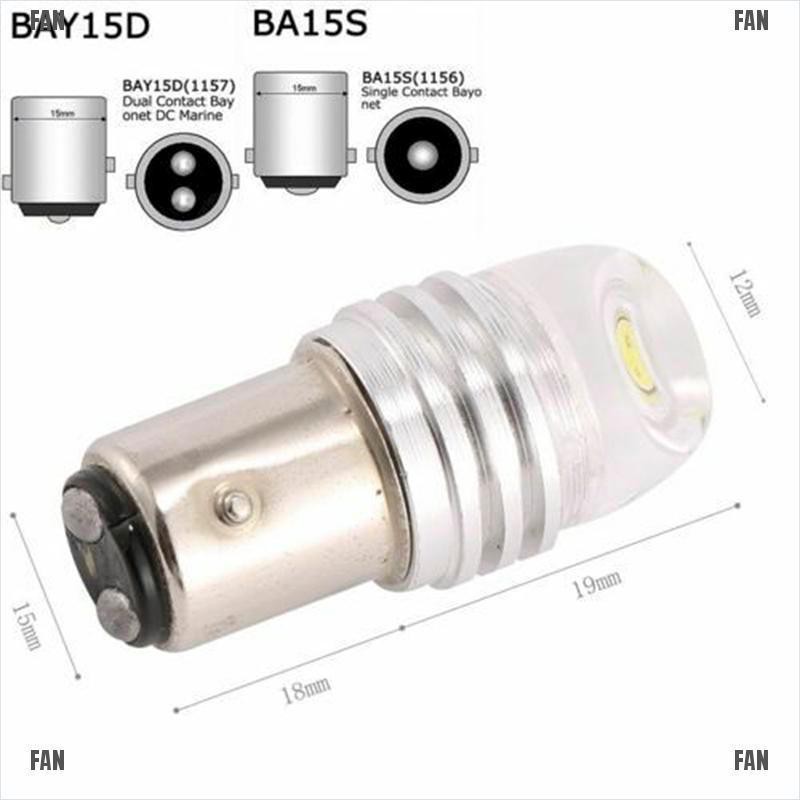 2 Bóng Đèn Led 1157 Bay15D P21/5W Cho Xe Hơi