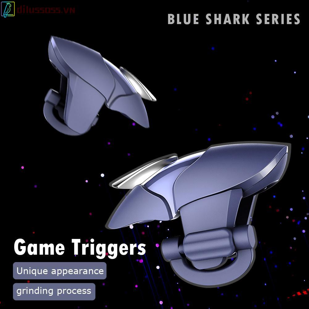 Nút điều khiển AK16 Blue Shark bằng kim loại cho chơi game PUBG trên điện thoại | BigBuy360 - bigbuy360.vn