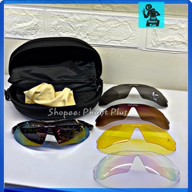 Kính Đi Phượt OULAIOU 5 Trong 1 - Chống nắng, tia uv, đi đêm, đi ngày | BigBuy360 - bigbuy360.vn