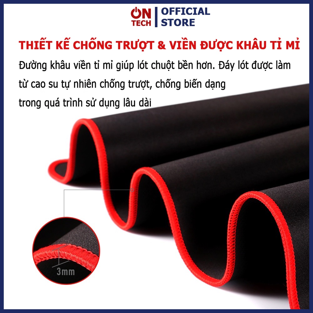 Lót Chuột Pad Chuột Cỡ Lớn Cỡ Bé Bàn Di Chuột Chất Liệu Cao Su Tự Nhiên Chống Trơn Trượt Dùng Làm Việc Văn Phòng, Gaming