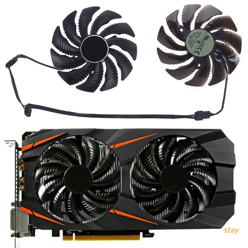 Quạt làm mát stay 88mm T129215SU 4Pin cho GeForce GTX1060 1650 1070 1050ti