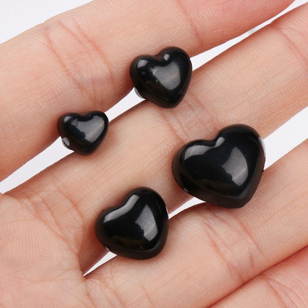 Set 10 / 5 Cặp Mắt Nhựa Màu Hồng / Đỏ / Đen Cho Búp Bê BJD DIY